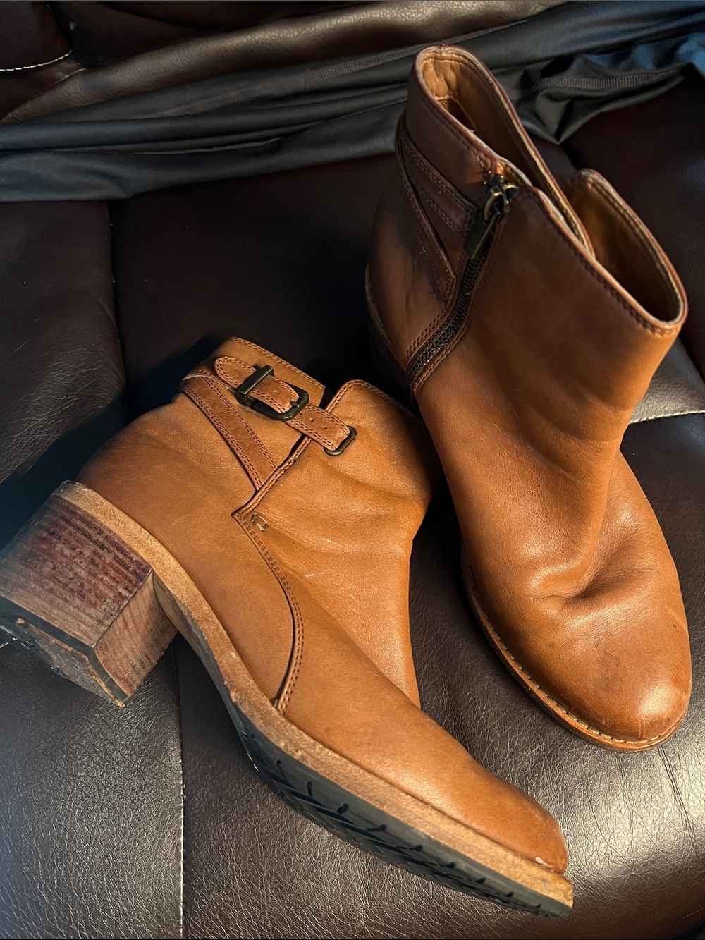 Clark's Clarkdale Jax Leather Ankle Boot Size 8